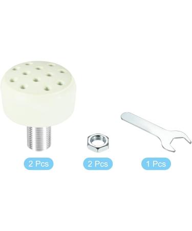PAITKIL Roller Skate Toe Stops - 82A Rubber Brake Stoppers with Bolts | Green Roller Skate Accessories Replacement - Buy Online on SooperMarket.com