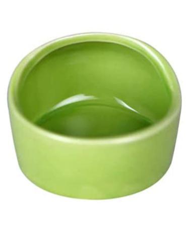 CAJHFIZHANGU 1pc Gradient Side Hamster Ceramic Bowl Hamster Food Bowl Ceramic Water Bowl Small Animal Water Bowl Anti-bite Small Animal Food Bowl Water Feeder for Rabbit Hedgehog Guinea-Pig Green