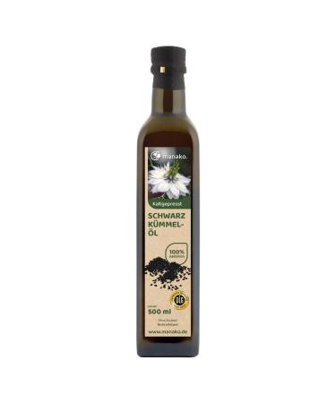manako black cumin oil filtered 500 ml freshly cold pressed and 100% pure