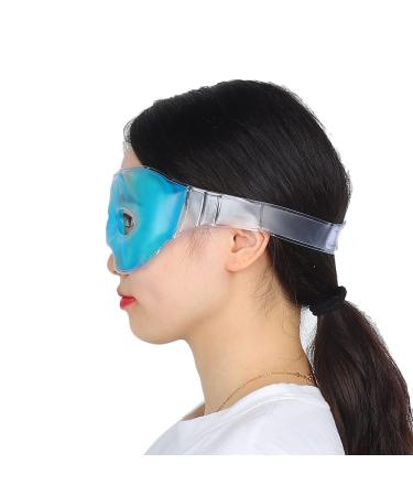 Reusable Ice Hot Eye Mask for Puffy Eyes | Anti-Fatigue & Dark Circles Relief | Cold & Hot Compress Sleeping Mask - Buy Online on SooperMarket.com