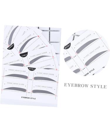 Gogogmee 2 Make up Kits Eyebrow Shaper Stencil Eyebrow Template Eyebrow Stickers A607 Card Simple - Buy Online on SooperMarket.com