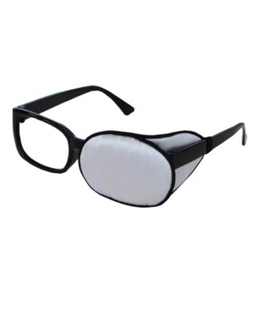 Kid/Adult Visual Acuity Recovery Silk Eye Cover Training Amblyopia Strabismus Corrected Lazy Eye Patches for Glasses(Gray)