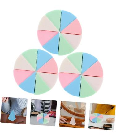 HAPINARY 3 Sets Triangular Sponge Puff Makeup Sponge for Foundation Cosmetics Sponge Wedge Women Cosmetic Supply Wedge Shape Makeup Sponge Makeup Supplies Makeup Pads Latex Sponge Puff - Buy Online on SooperMarket.com