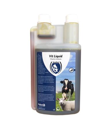 Excellent Vit Liquid Multivitamin - to support the heat preparation and reproduction - suitable for cattle pigs horses and sheep - 1 liter