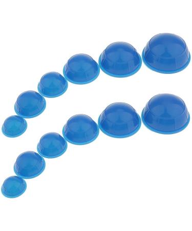 Sharplace 5x Silica Gel Cupping Set (12 Pack) - Face Anti-Cellulite Therapy for Global Shipping - Buy Online on SooperMarket.com