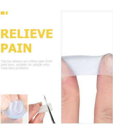 FOMIYES 10pcs Toe Separator Caps - Toe Sleeve Protectors for Blisters, Ingrown Toenails & Toe Spacers - Buy Online on SooperMarket.com
