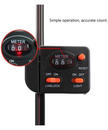 Digital Line Fishing Counter - Ailao Trolling Electronic Sea Reel with Display | International Shipping Available - Buy Online on SooperMarket.com