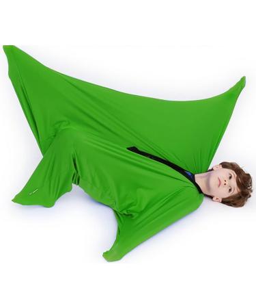 ZYUBOESO Relaxing Sensory Toys for compression Body sock for autism Suitable processing disorders Wrap to Relieve Stress Suitable for children's adult size (Color : Green Size : S/Small) S/Small Green