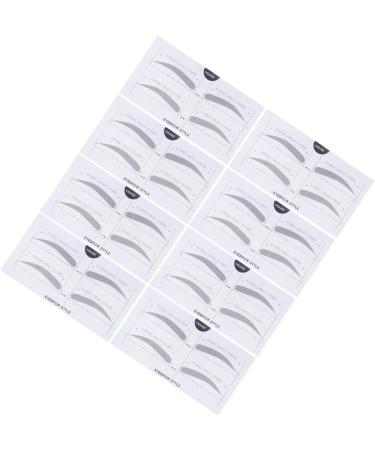 Gogogmee 2 Make up Kits Eyebrow Shaper Stencil Eyebrow Template Eyebrow Stickers A607 Card Simple - Buy Online on SooperMarket.com