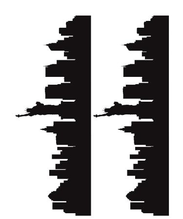 Sunshine Cake Toppers New York Skyline Silhouette 10'' x 4'' Cake Toppers Edible Icing A4 Sheet Black