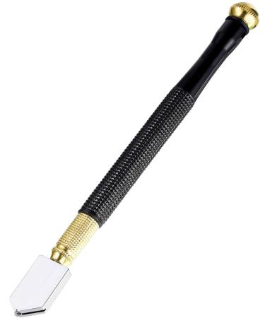 Glass Cutter Professional - Upgraded Diamond Tipped Glass Cutters Tool 3-10mm with Grip Carbide Tungsten Alloy Handle - Oil Lubricated Glass Cutting Tool for Mirror Tiles