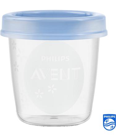 Philips Avent Reusable Breast Milk Storage Cups (5 x 180 ml) - 5 Count Pack | Transparent BPA-Free Containers for Breastfeeding Moms - Buy Online on SooperMarket.com