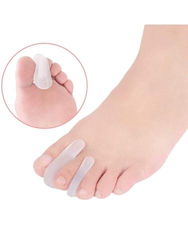 Silicone Hallux Valgus Braces Gel Insoles - Toe Corrector & Separator for Bent Toes - Buy Online on SooperMarket.com
