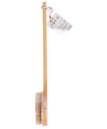 Clean Logic Wooden Handle Bristle Bath Brush - 1 Pack - Buy Online on SooperMarket.com