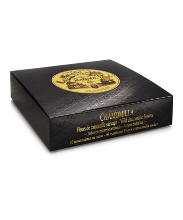 Mariage Fr res - CHAMOMILLA (NEW!) Wild chamomile flowers - Organic garden* artisan herbal tea - Box of 30 traditional french muslin tea sachets