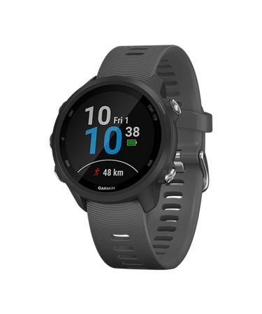 Garmin Forerunner 245, GPS Running Smartwatch with Advanced Dynamics, Slate Gray (Renewed)
