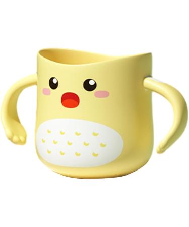Kids Toothbrush Cup | Children's Dinosaur Mug for Tooth Brushing | Safe and Cute Tooth Brushing Accessory for Bathroom Travel and Outdoors Pochy Yellow - Buy Online on SooperMarket.com