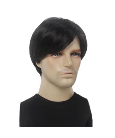 STfantasy Men's Blonde Short Straight Layered Wig - Two-Tone Mixed for Cosplay & International Shipping - Buy Online on SooperMarket.com