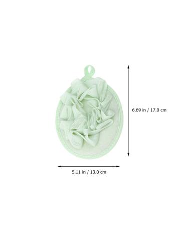 4pcs Pure Color Bath Flower Balls - Loofah Sponges & Body Brushes for Relaxing Showers | High-Quality PE Mesh Back Scrubber - Buy Online on SooperMarket.com
