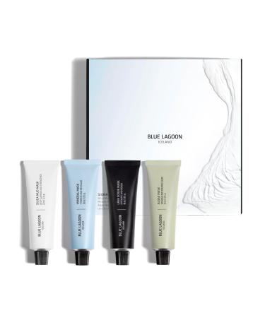 Blue Lagoon - Signature Masks Travel Set | Sustainable Bioactive Luxury Skincare (4-Piece Set 1 oz | 30 ml Each)