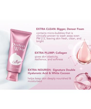 Buy 2 in a Batch - Senka Perfect Whip Collagen 120g Facial Cleanser | International Shipping Available - Buy Online on SooperMarket.com