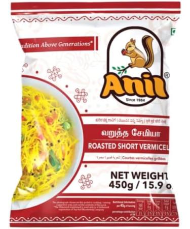 Anil Roasted Vermicelli 450G Roasted Vermicelli Noodles Vermicelli -Semiya Indian (Pack of2) - Buy Online on SooperMarket.com