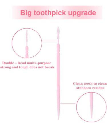 FOMIYES 1000pcs Disposable Double-Head Toothpicks - Interdental Floss for Oral Care | International Shipping Available - Buy Online on SooperMarket.com