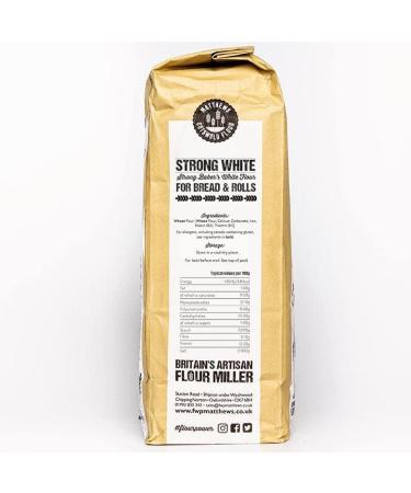Matthews Cotswold Strong White Flour 1.5Kg | For Bread & Rolls | 12.5% high protein flour milled from grade 1 British wheat - Buy Online on SooperMarket.com