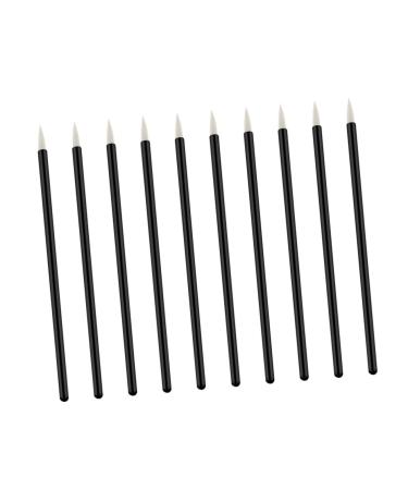 Baluue 100pcs Eye Makeup Tools Eyeliner Liquid Brush Gel Liner Brush Eyeliner Applicator Tool White