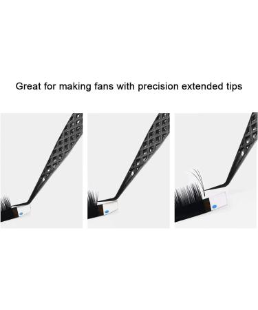 High Precision Stainless Steel Volume Tweezers for Eyelash Extensions - Professional JM3-1 Black - Buy Online on SooperMarket.com