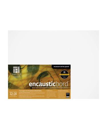 Ampersand Art Supply Wood Painting Panel: Museum Series Encausticbord  7/8 Inch Depth  12x16