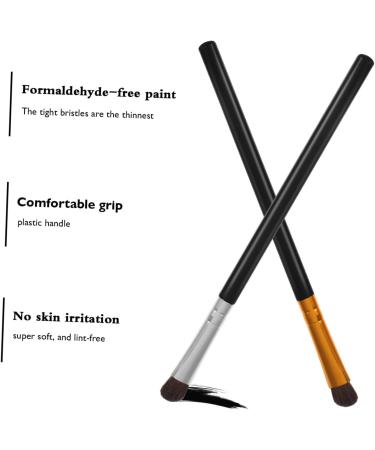 BELLIFFY 6pcs Eyeshadow Brush for under Eye Foundation Brush for Liquid Makeup Eye Shadow Brush Plastic - Buy Online on SooperMarket.com