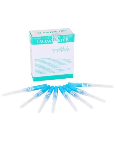 Piercing Needles,Box Of 50pcs 22G IV Catheter Needles Kit Piercing for IV Start Kits,Ear Nose Piercing Needles Supply(22G)
