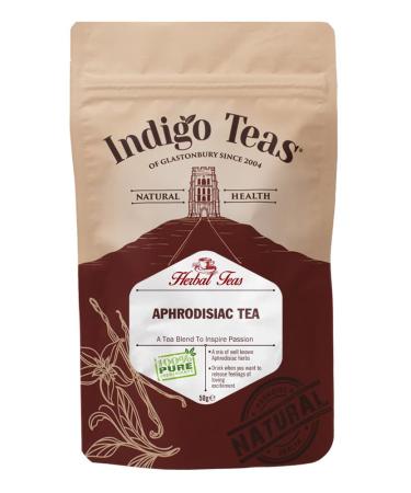 Indigo Herbs Tea for Lovers | Passion & Intimacy | Loose Leaf Herbal Tea Blend 50g