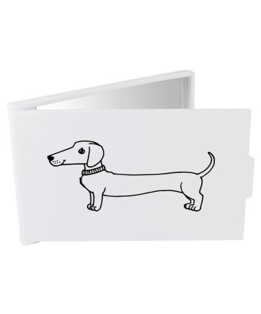 Azeeda 'Sausage Dog' Compact/Travel/Pocket Makeup Mirror (CM00008265)