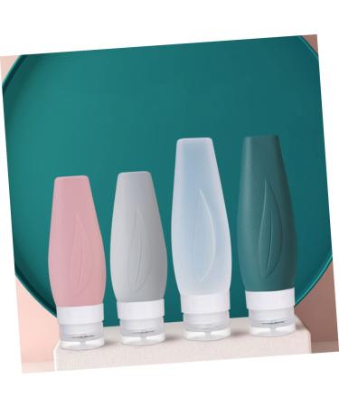 Flexible Silicone Squeeze Bottles Set - Travel Toiletries & Makeup Storage - Ideal for Lotion and Cosmetics - Buy Online on SooperMarket.com