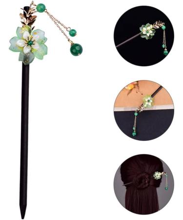 OSALADI Hanfu Hairpin Chinese Hairpins Tassel Hair Chopsticks Hair Sticks Tassel Hair Bun Stick Hanfu Hair Stick Vintage Hair Chopsticks Flower Tassel Glass Miss Chinese Style Hair up - Buy Online on SooperMarket.com