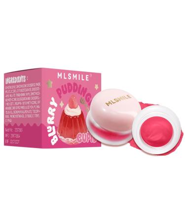 Jelly Lipstick Mud Moisturizing Matte Mist Velvet Lip Glaze Pudding Pot Lip & Cheek Dual Use Lip Gloss Blush with Aloe Vera High Pigment Long Lasting for Lip Make Up (05#Cupid 1 OZ) 05#Cupid 1 Ounce (Pack of 1)