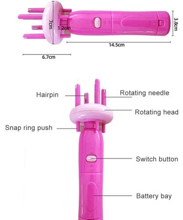 Automatic Hair Braiding Tool Hair Styling Tools Hair Braider Electric Hemp Flower Hair Braiding Device Hair Braiding Tool Machine for DIY Hair (Assorted Color) - Buy Online on SooperMarket.com