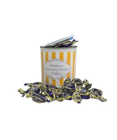 Personalized Customise With Your Own Message 250g Paint Pot Tin of Walkers Milk Chocolate Eclairs