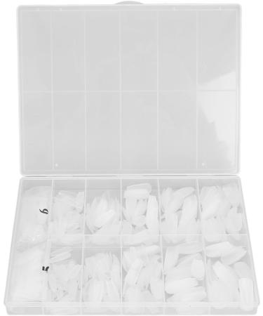 False Nail Tips Breathable Multiple Sizes Full Coverage Matte Nail Tips with Acrylic Nail Storage Box for Nail Salon - Buy Online on SooperMarket.com