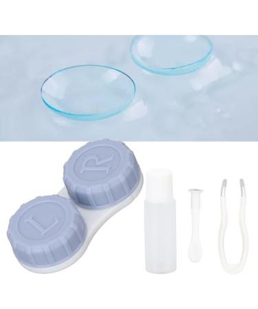 Tmishion Portable Contact Lens Container Set | Travel-Friendly Mini Lens Case with Clip-On Solution Bottle - Buy Online on SooperMarket.com