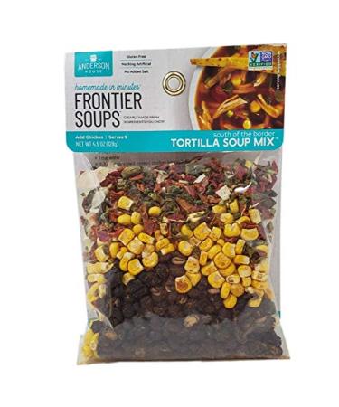 Frontier Soups Homemade in Minutes South Of The Border Tortilla Soup, 4.5 oz, 2 pk