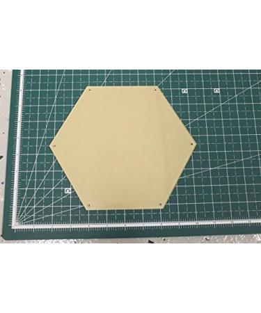 Hexagon Quilting Template 8 with 1/4 Inch Seam Allowance - Premium Quilting Tool - Buy Online on SooperMarket.com