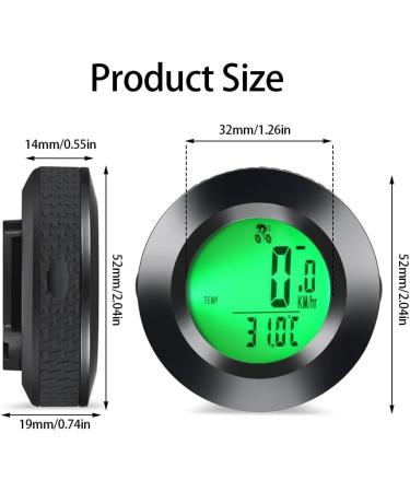 XPJBKC Wireless Bike Computer - Waterproof Speedometer with 3-Color Backlight | Multifunctional & Auto Wake-Up Feature - Buy Online on SooperMarket.com
