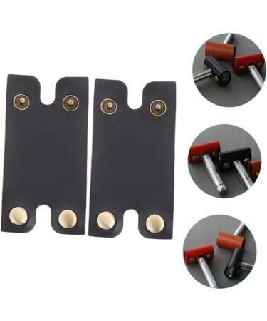 Cabilock Leather Holster for Men's Razor Travel Accessories Scratch-Resistant Case (2pcs Black 8.5x4.5cm) - Buy Online on SooperMarket.com
