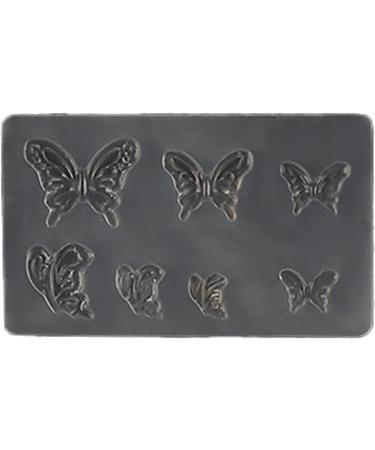 High Toughness Silicone Nail Carving Mold - 3D Bear & Butterfly Manicure Tools for Creative Home Nail Art - Buy Online on SooperMarket.com