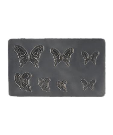 Nail Carving Mold Creative Shape High Toughness Silicone 3D Nail Art Bear Butterfly Manicure Tools for Home - 2