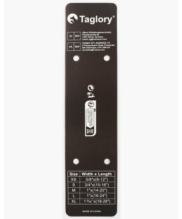 Buy Taglory Soft Padded Neoprene Dog Collar for Medium Dogs - Adjustable Reflective Dark Blue (M) | Ideal for Training & Comfort - International Shipping Available - Buy Online on SooperMarket.com
