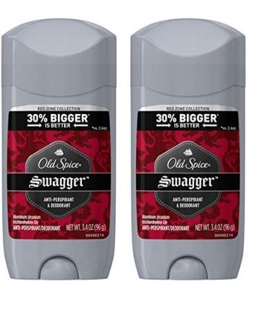 Old Spice Red Zone 3.4 oz (Pack of 2) 3.4 Ounce (Pack of 2) Swagger - Red Zone